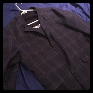 Abito Linen Sport coat Navy w/ gold black